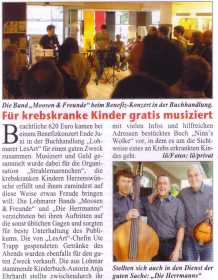Benefizkonzert Strahlemaennchen